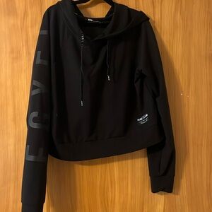 Flag nor Fail Crop Hoodie